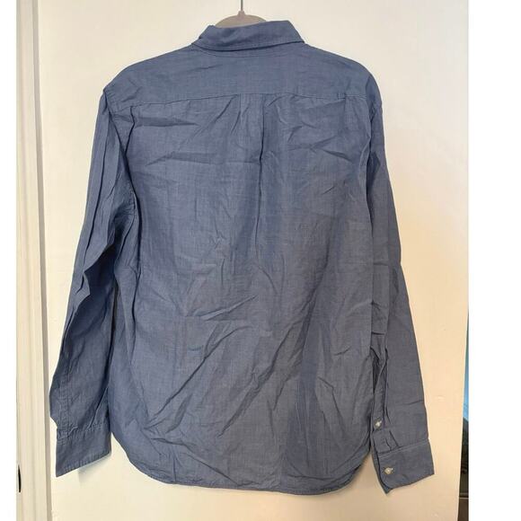 NWOT J.Crew Slim Secret Wash Poplin Shirt In Waterfall Size Large - Picture 6 of 6